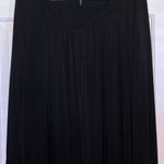 Daisy Fuentes  Black Long‎ Sleeve Ribbed Elastic Cuffs Bottom Blouse Size XL NWT Photo 0