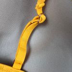 Shade & Shore  Women's Golden Yellow Ribbed Bikini Top - Size 34D - NWT Photo 6