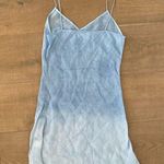 amanda bond blue ombre hand dyed slip mini dress Size undefined Photo 4