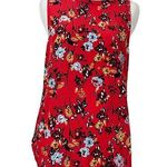 Abercrombie & Fitch Essentials Floral Sleeveless Tunic - Red - XS Photo 0