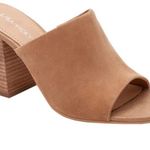 Lisa Vicky Cognac Suede Open Toe Heeled Sandal Tan Size 9M Photo 0