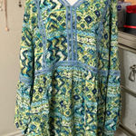 Avenue Boho Bell sleeve‎ Blue Size 26 Photo 0