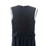 Elie Tahari Ruffled Mid-Length Classic Black Dress Sz6 Photo 3