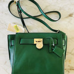 Michael Kors  Hamilton Traveler Gooseberry Leather Small Messenger Crossbody Bag Photo 0