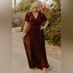 Baltic Born  Grace Sparkle Gown In Mulberry Photo 2