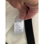 Tahari   Arthur S. Levine size 6 WHITE-BLACK SOLID SINGLE BUTTON JACKET Photo 9