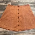 Altar'd State Tan Suede Skirt Photo 0