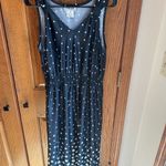Anthony Richards Fit Flare Polka Dot Sun Dress Black & White Size Medium Pockets Photo 1