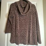 Sigrid Olsen Cozy‎ Brown Cowl Neck Sweater Photo 0