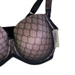 Soma  Stunning Support Geo Lace Full Coverage Bra Black 38DDD Photo 1