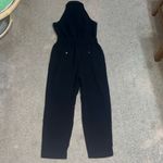 Anthropologie Cartonnier Menswear Tuxedo Cropped Ankle Jumpsuit Black 8 Photo 4