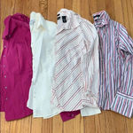 EXPRESS Lot of 4 Women’s dress shirts Small Photo 0