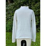 Coldwater Creek Womens XS Winter White Christmas Tree Sweater Holiday Party Cream Beige Photo 5