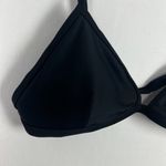 J.Crew NWT  Ribbed Triangle Bikini Top Black Plus Size 3X NEW Photo 2