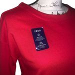 IZOD  red, black & white one-piece‎ layered look sweatshirt small NWT Photo 2