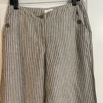 Chico's Chico’s 100% Linen Stripe Pants Photo 1
