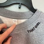 Ascolour That Girl Crewneck‎ sweatshirt no size Gray Size M Photo 2