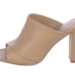 Vince Heath Leather Mule Nude Size 10 Photo 1