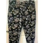 Celebrity Pink  Women Hi-Rise Mom Jeans Floral Pattern Denim Raw Hem Size 19 NWOT Photo 0