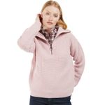 Barbour  Stavia Knit Rosewater Pink Zipper Sweater Size 4 Photo 1