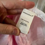 Love Shack Fancy 281  Natasha Short Sleeve Eyelet Mini Dress Size XS Color Pink Photo 7