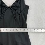 Bershka  Mini Dress Satin Tie Front Party Cocktail‎ Dress Black Size S Photo 2