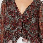 💕STEVIE MAY💕 Patience Top Kimono Garden Black Photo 5