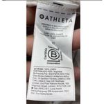 Athleta Cabo Linen Jogger S 10 Gray White Cheetah Albone 100% Linen Photo 5