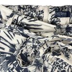 Beau Dawson Blue White Floral Linen Blend Wide Leg Tie Front Pants size M 8 Photo 7