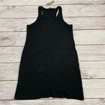 J.Crew  Racerback Mini Tank Dress Black Size XL New with Tags Capsule Piece Photo 3