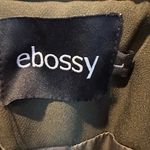 eBossy Women’s Double Breasted Duster Trench Coat Army Green Size Large Photo 7