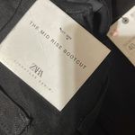 ZARA Black Wide Leg Jeans with Professional Flair Photo 2