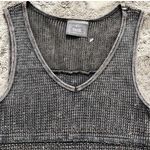 Vocal gem/sequin mineral wash blue gray tank top Photo 1