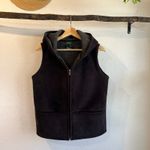 Ralph Lauren  Cozy Winter Layer Black Hooded Zip Up Plush Lined Size Small Photo 10