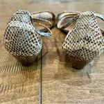 Elie Tahari Women’s Snakeskin Strappy Wedge Sandals Tan Size 9 39.5 EUC Photo 2