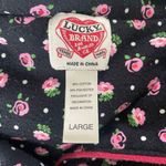 Lucky Brand Women’s 2pc Long Pajama Set Black Pink L Photo 6