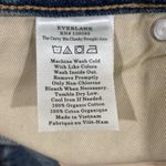 Everlane  Size 29 Curvy 90s Cheeky Straight Jeans Button Fly High Rise Denim Photo 6