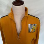 MTV Y2K Mustard 1/4 Zip Womens Sweeatshirt I Want My MTV Graphic Retro 90s Gold Size XS Photo 1