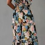 Anthropologie  Love the Label Kylie flower floral boho maxi dress large LP petite Photo 1