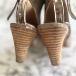 Paul Green Cayanne Booties Ankle Metallic Open Toe Block Heel 6 Champagne Chic Photo 6