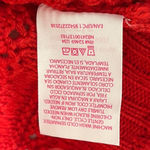 No Boundaries  Juniors Knit Crop Top S Red Fringe Y2K Festival Crochet Coquette Photo 7