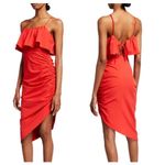 Cinq à Sept cinq a sept christa ruffle asymmetrical ruched dress new nwt Photo 4