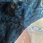 Vintage Y2K INC International Concepts Women's Lace Button Front Blouse Medium Blue Photo 6