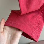 Sandro Paris Cropped Red Denim Jeans, Size 38 (EU) / Size 8 (US) Photo 5