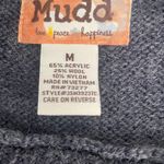 Mudd Women Mini Sweater Tunic Dress S Gray Wool Blend Cowl Neck Academia Preppy Photo 1