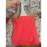 Lululemon Size 8 Round Neck Tank Top Activewear Racerback built in sports bra Pink Photo 3