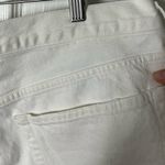 AGOLDE Organic Cotton High Rise White Parker Long Jean Shorts Dough 33 Photo 4