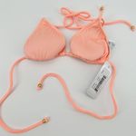 Eberjay Eberjey Beach Glow Gisele Orange Triangle Bikini Top Women's Size Small S NWT Photo 0