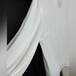 Modcloth  Statement Sleeve Blouse with Keyhole Button Back Size XL 70s Style Photo 3