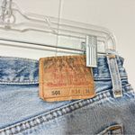 Levi's Vintage  501 Shorts Womens Blue Button Fly High Waisted Cut Off USA Size 31 Photo 5